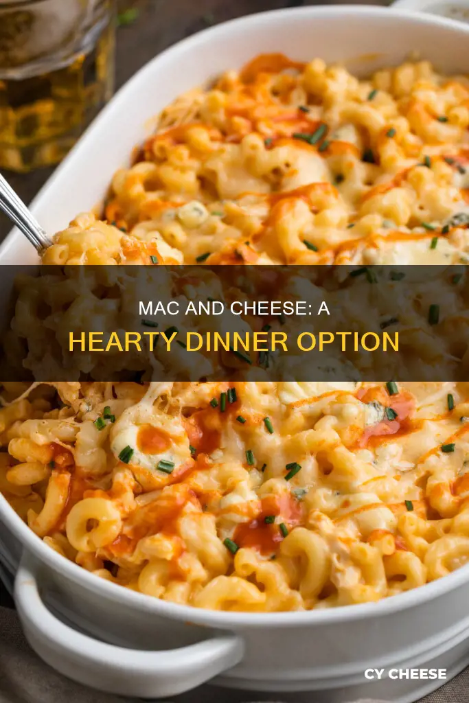 what for dinner macaroni and cheese