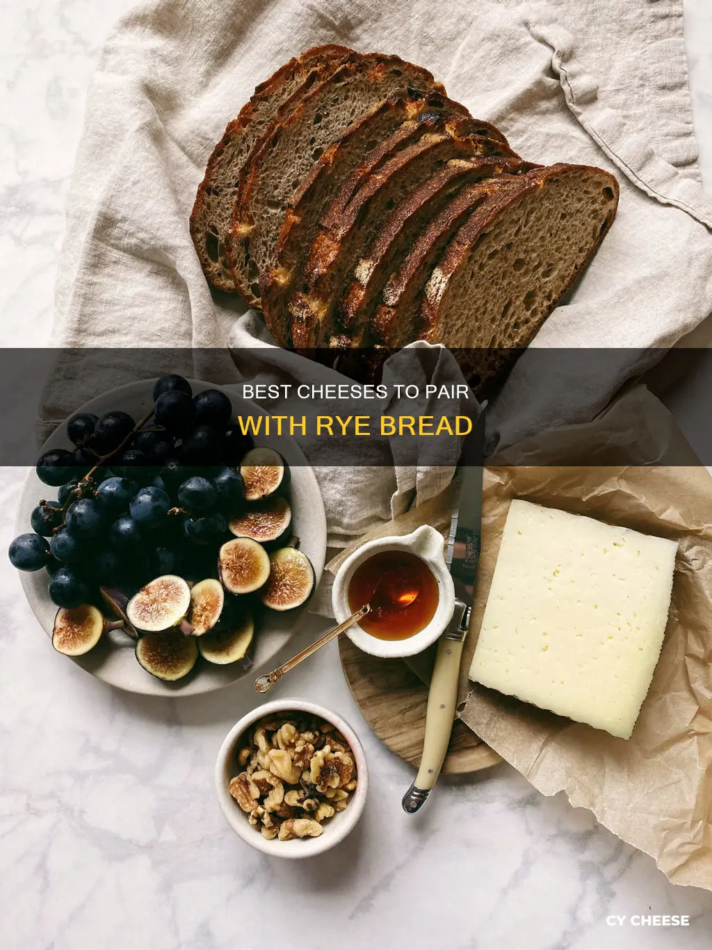 what fresh sliced cheeses go best with rye bread