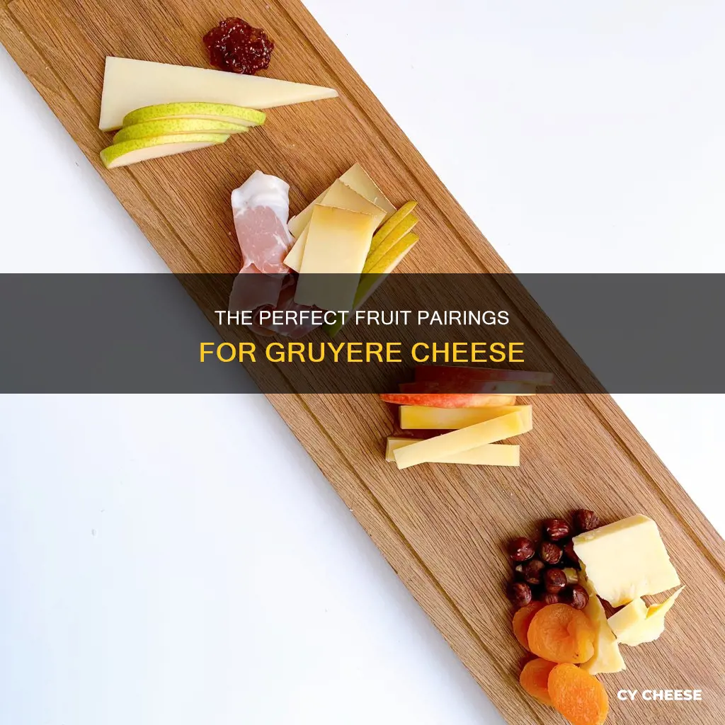 what fruit goes well with gruyere cheese