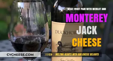 Perfect Pairings: Fruits to Enjoy with Merlot and Monterey Jack Cheese