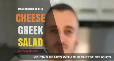 Garnishes for Feta Cheese Greek Salad Perfection