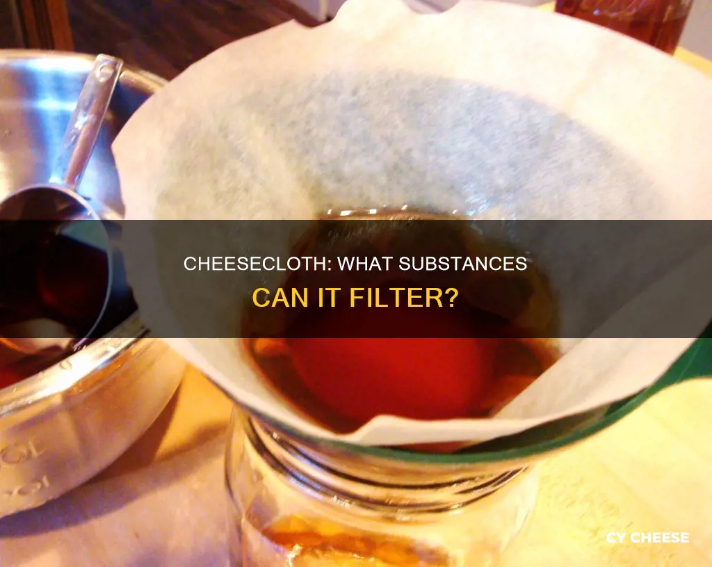 what gets through cheese cloth