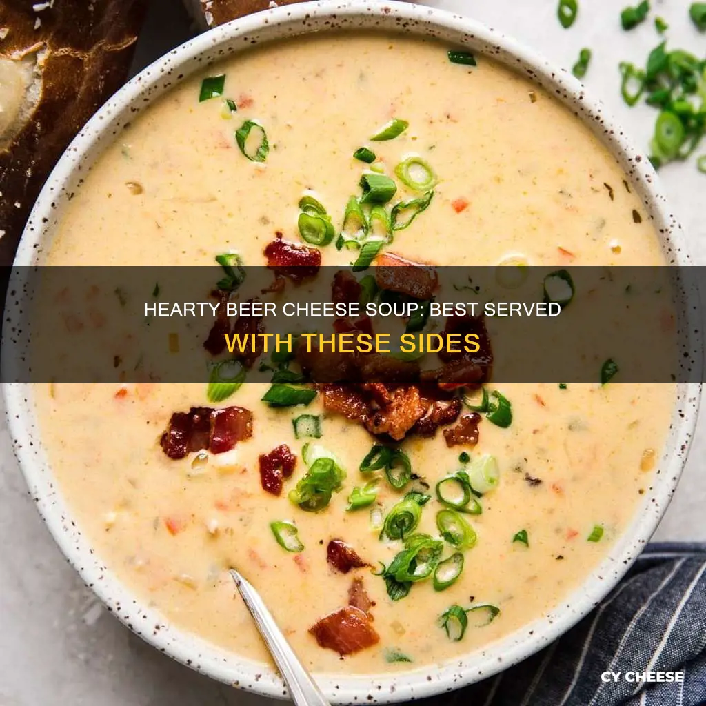 what goes best with beer cheese soup