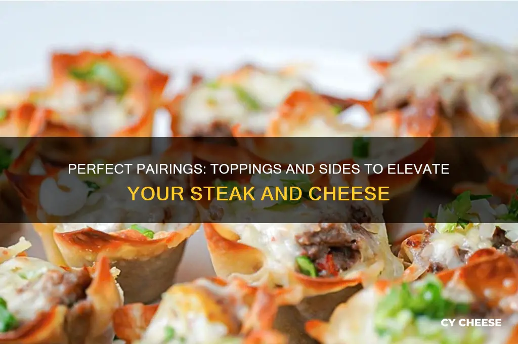 what goes good on steak and cheese