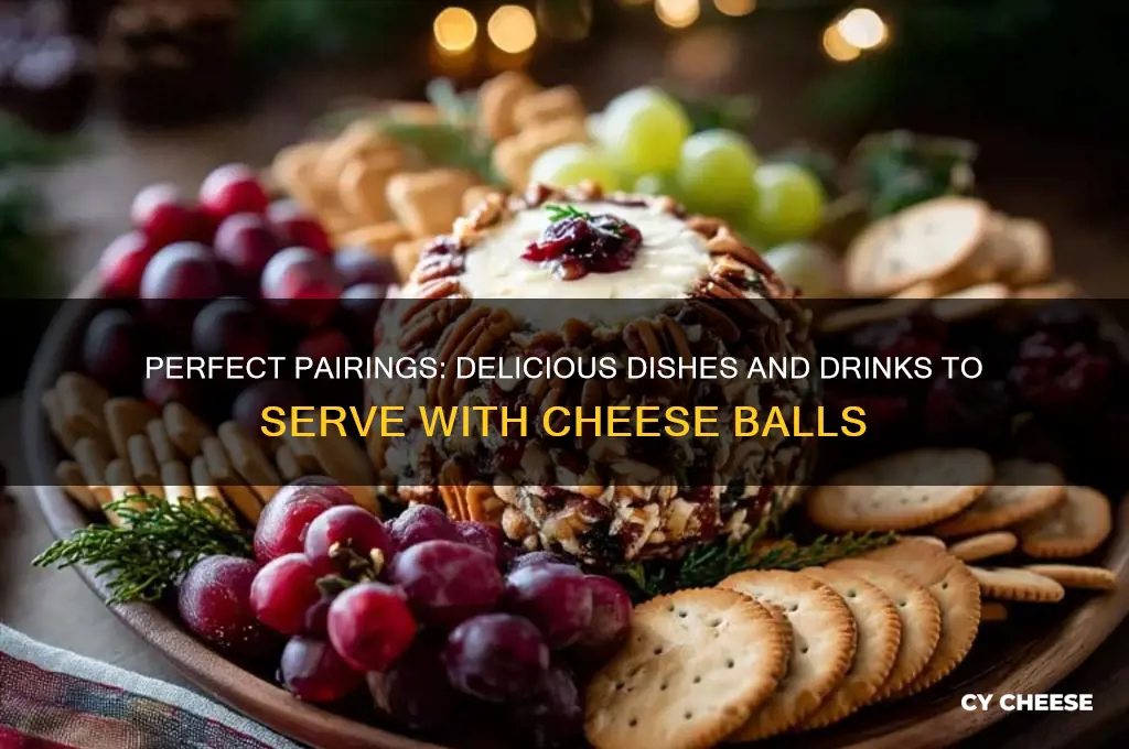 what goes good with a cheese ball