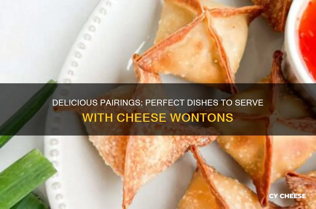 what goes good with cheese wontons