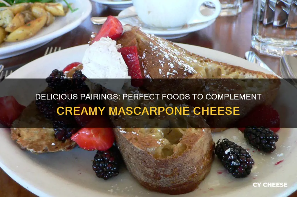 what goes good with mascarpone cheese