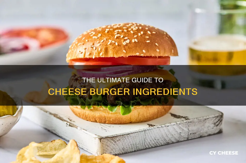 what goes in a cheese burger