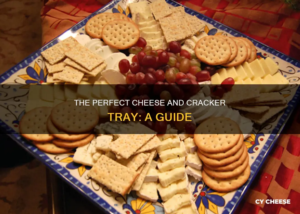 what goes on a cheese and cracker tray