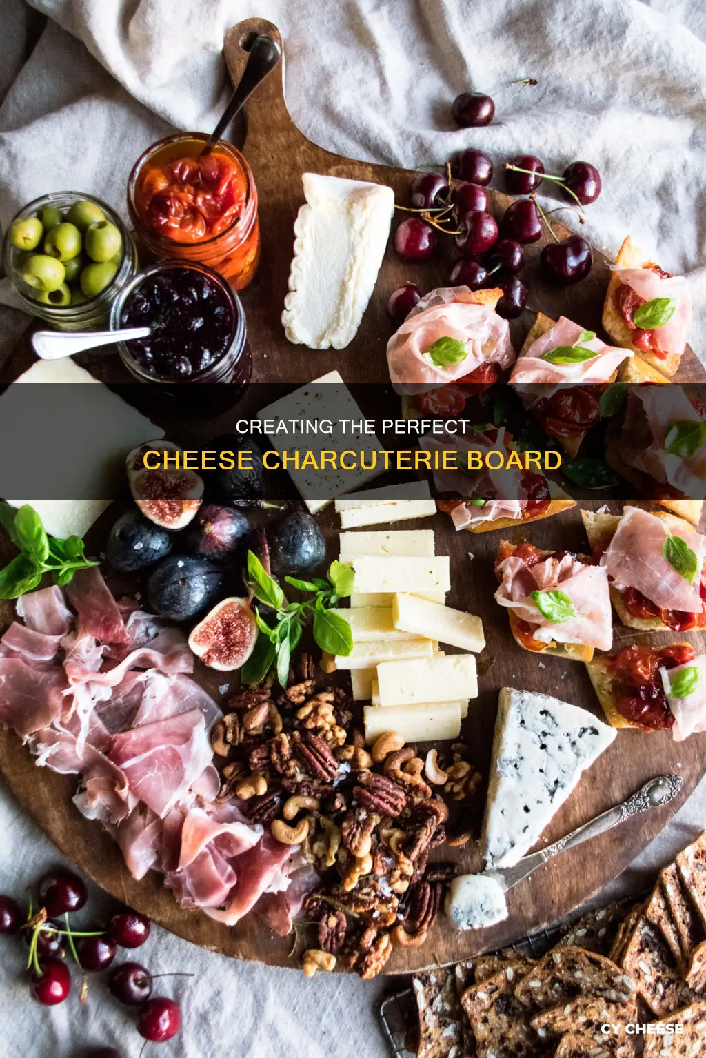 what goes on a cheese charcuterie board