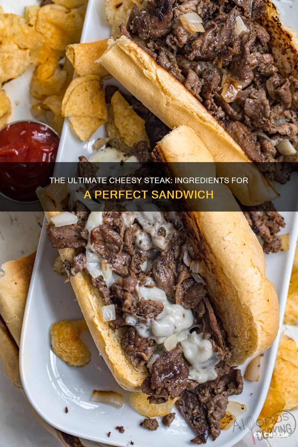 what goes on a cheese steak