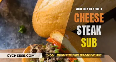 The Perfect Philly Cheese Steak Sub Ingredients