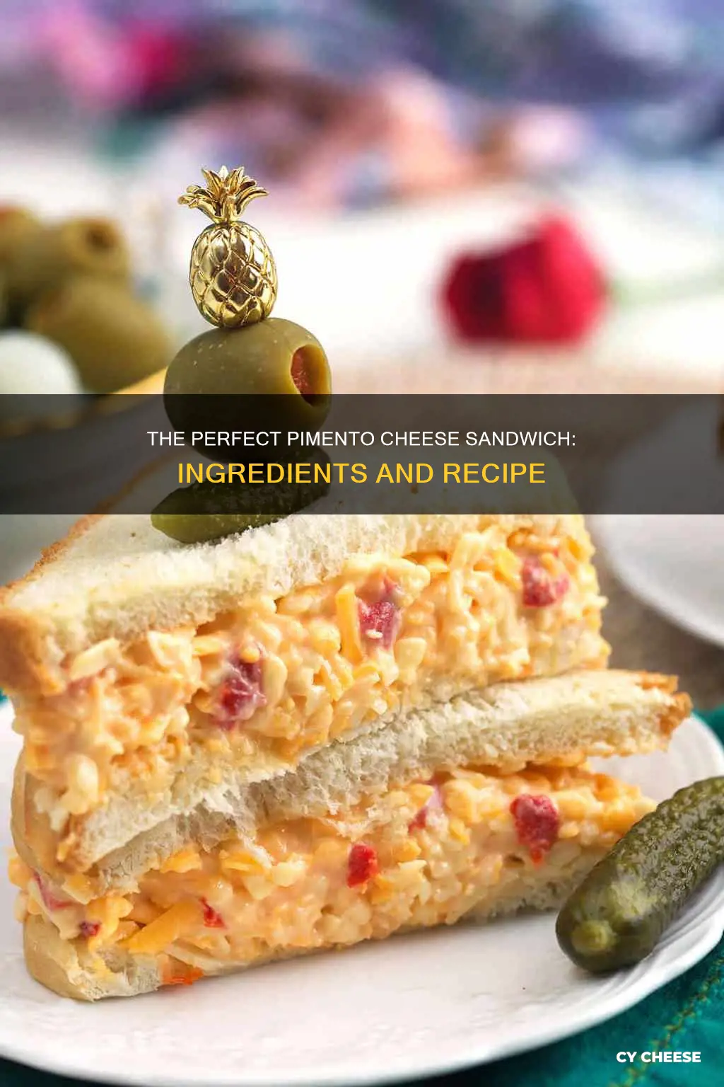 what goes on a pimento cheese sandwich