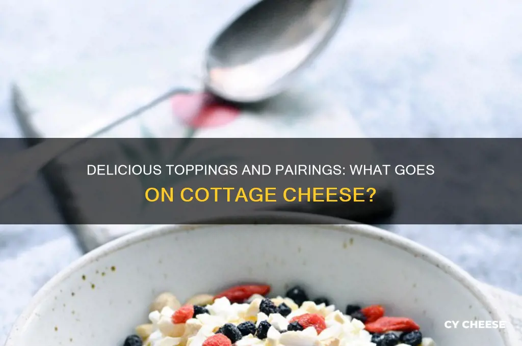 what goes on cottage cheese