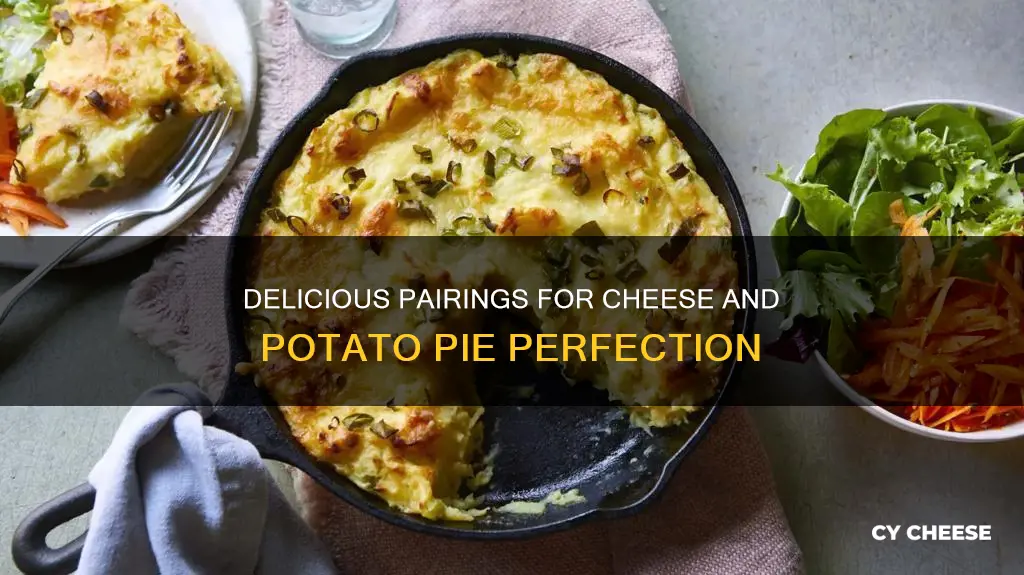 what goes well with cheese and potato pie