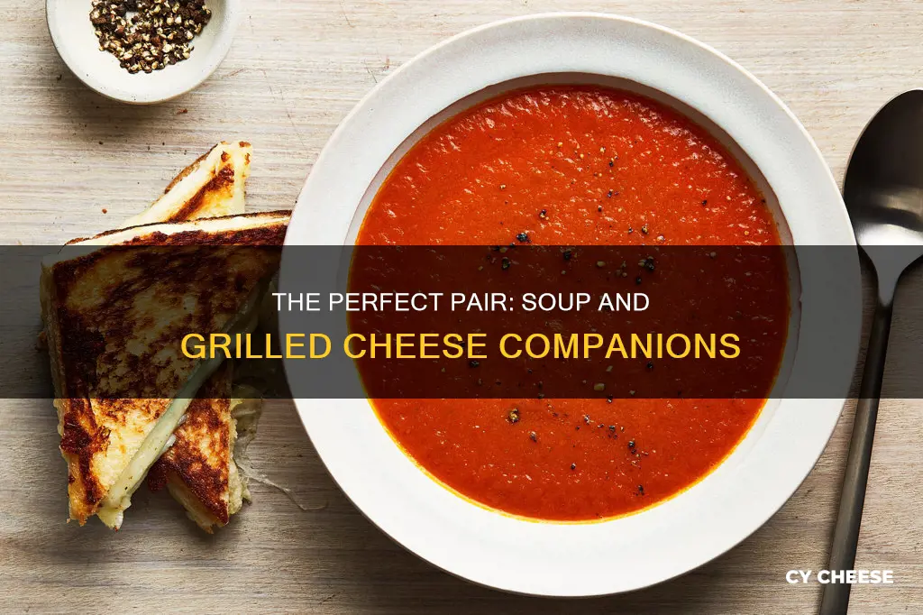 what goes well with grilled cheese and soup