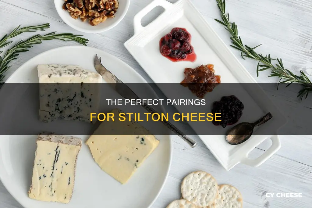 what goes well with stilton cheese