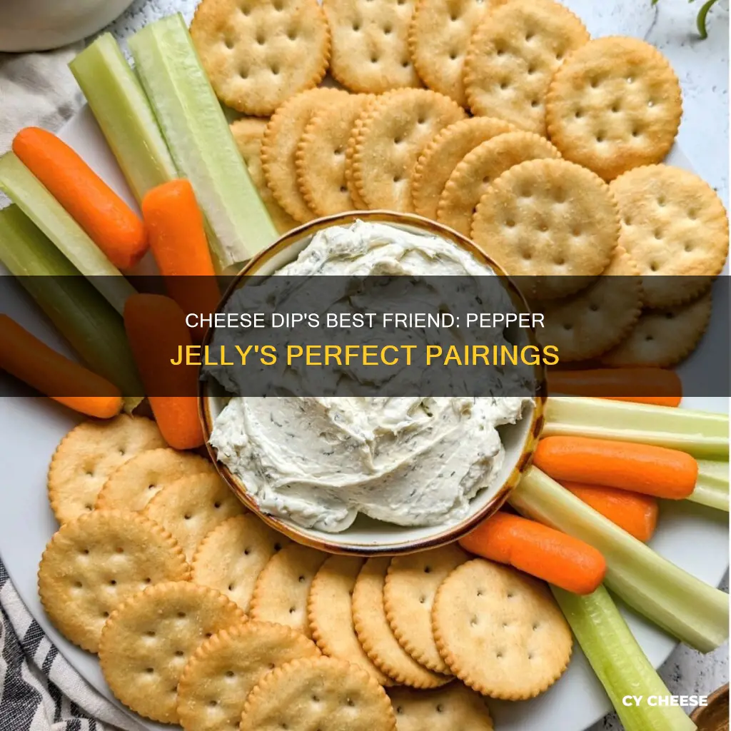 what goes with a oepper jelly cheese dip