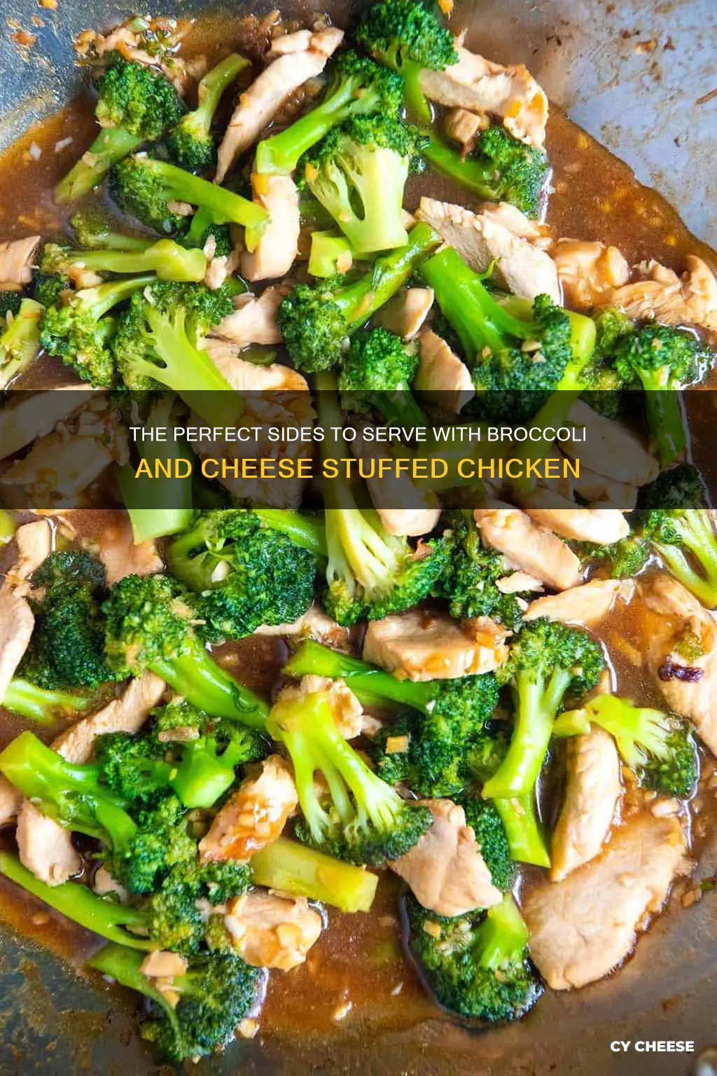 what goes with broccoli and cheese stuffed chicken breast