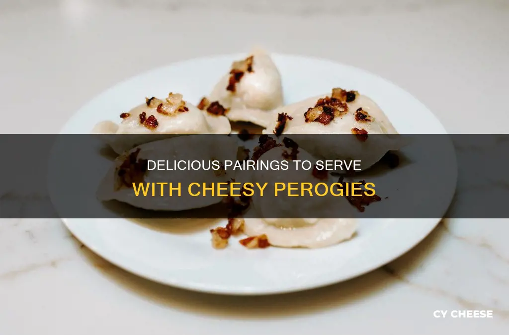 what goes with cheese perogies