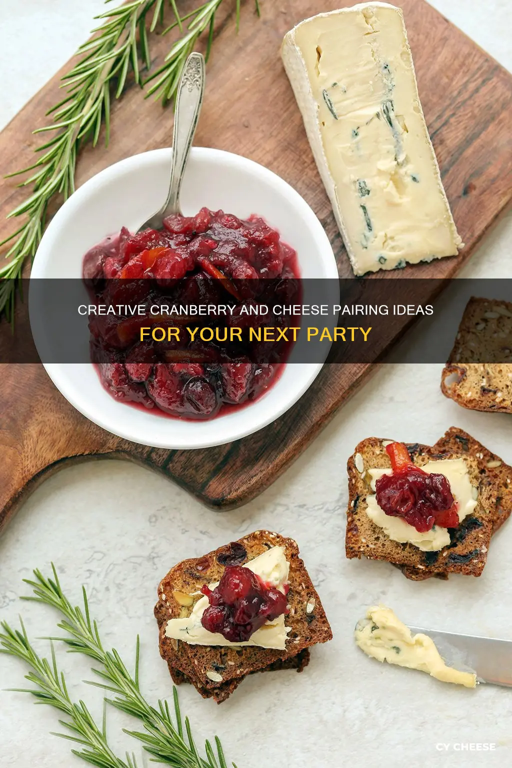 what goes with cranberry cheese