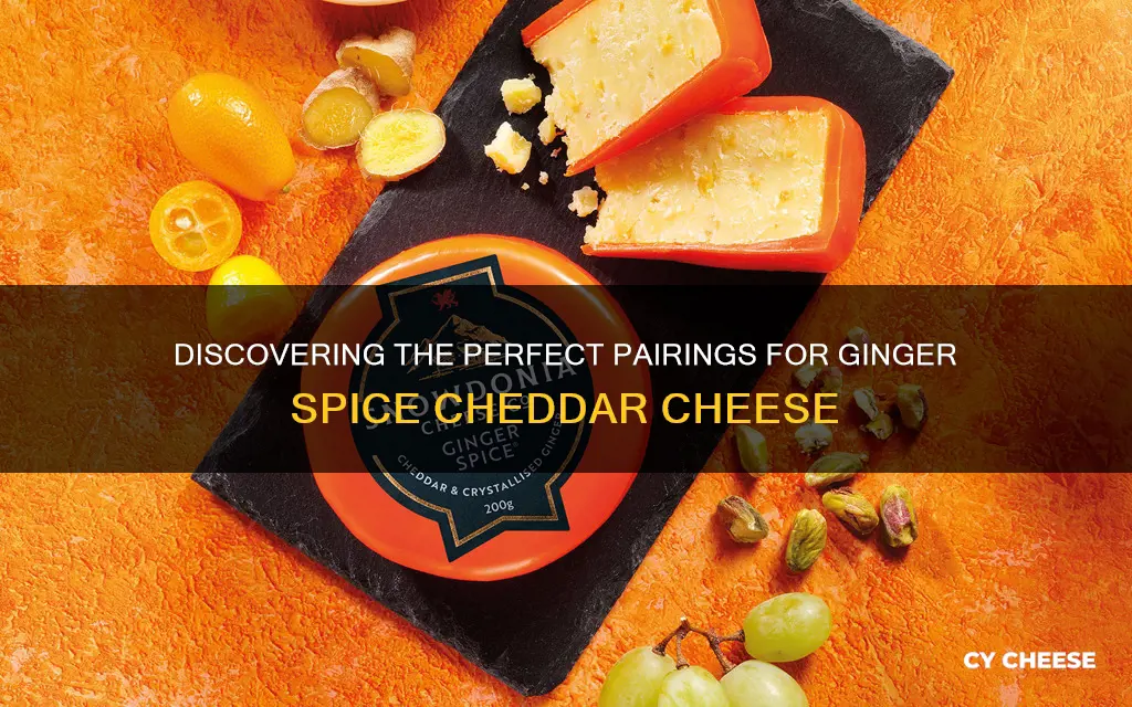 what goes with ginger spice cheddar cheese