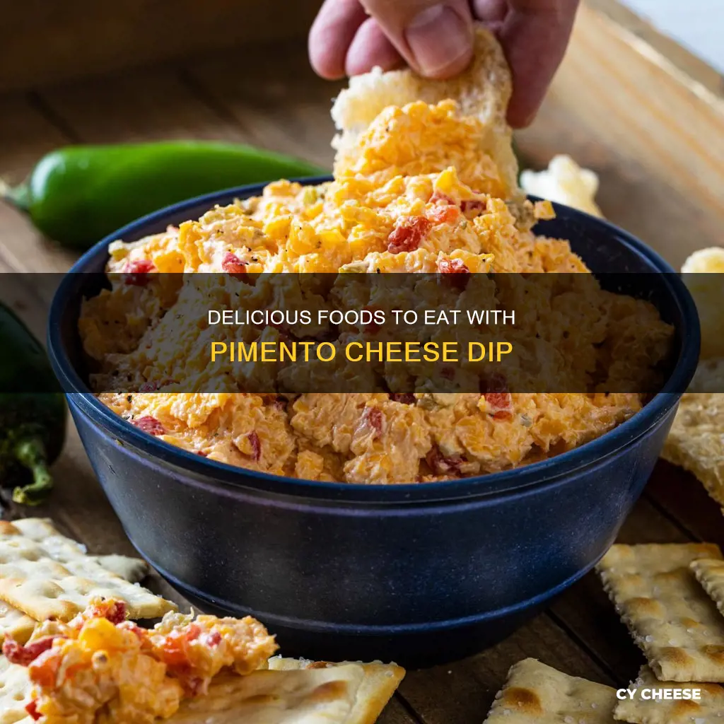 what goes with pimento cheese dip