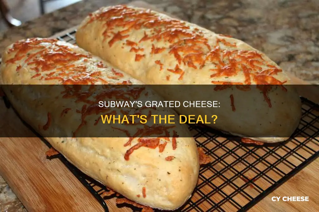 what grated cheese do subway use
