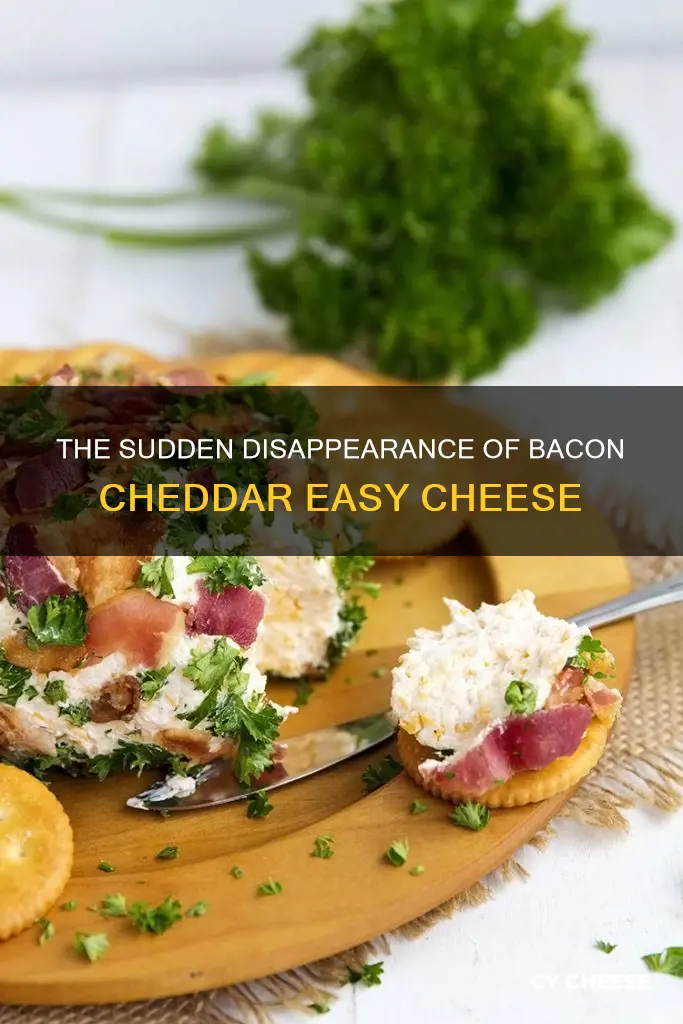 what happened to bacon cheddar easy cheese