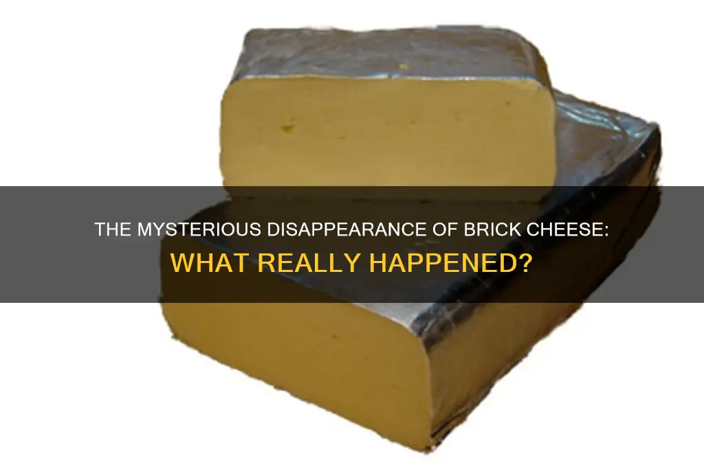 what happened to brick cheese