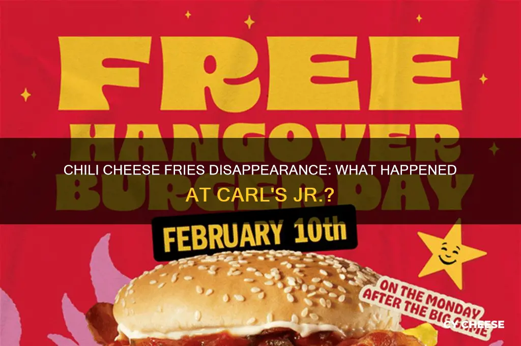 what happened to chili cheese fries carl