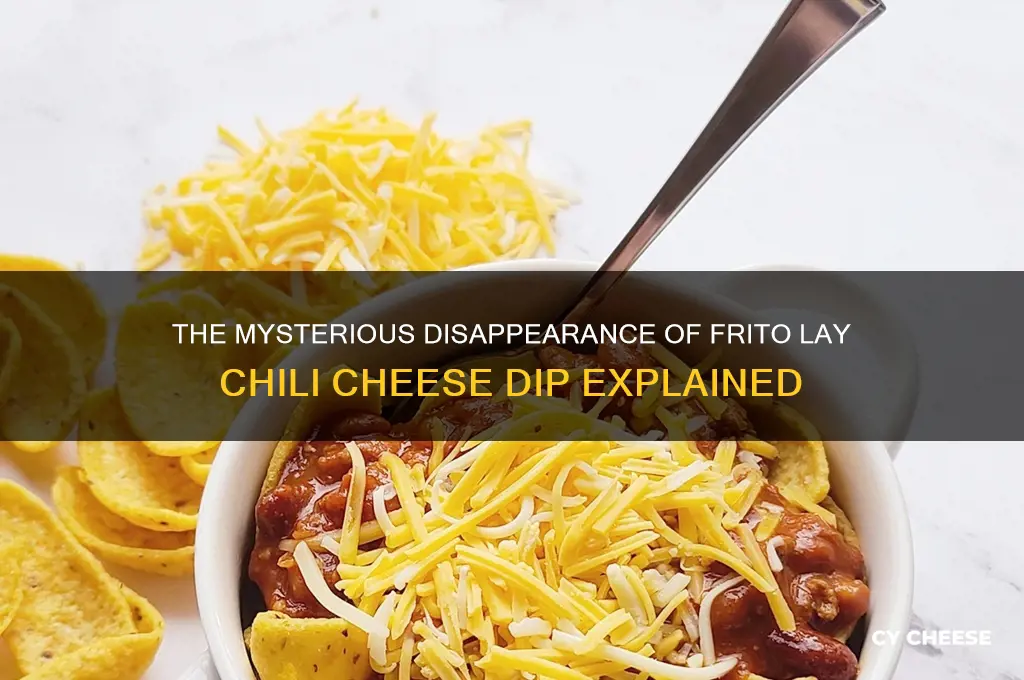 what happened to frito lay chili cheese dip