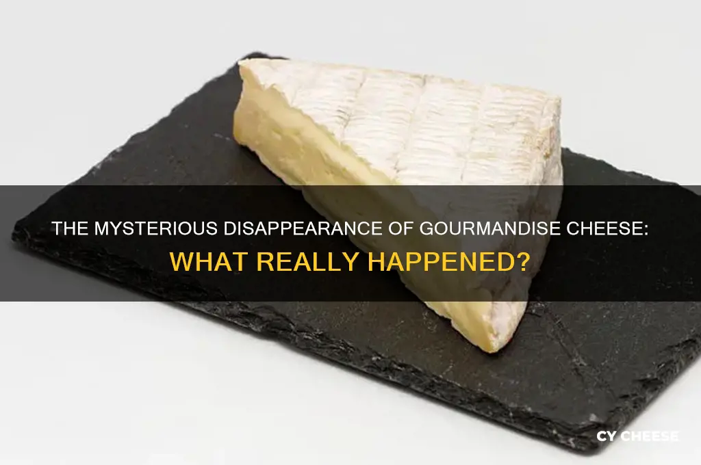 what happened to gourmandise cheese