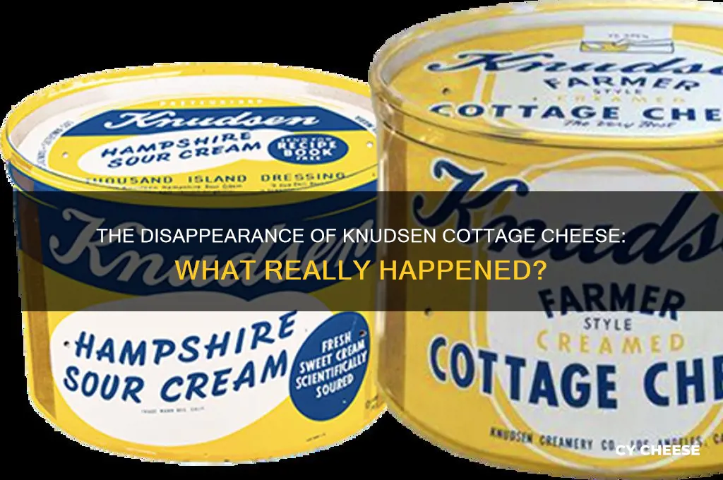 what happened to knudsen cottage cheese