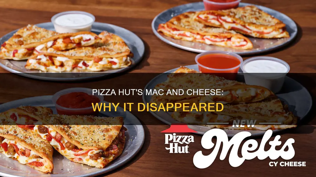 what happened to pizza hut macaroni and cheese
