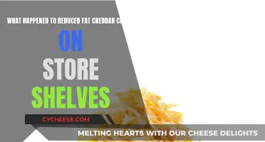 Where Did Reduced Fat Cheddar Cheese Go?