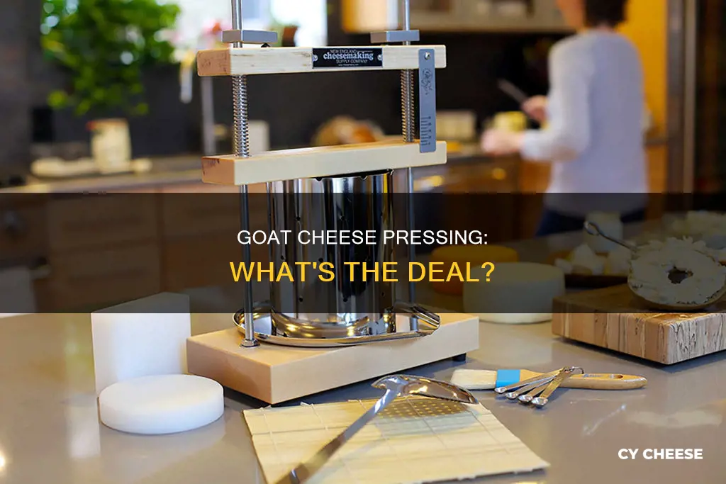 what happens if i pressw fresh goat cheese