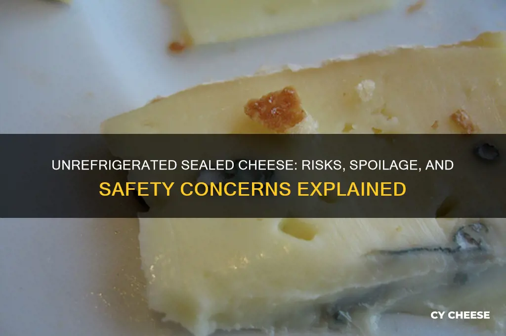 what happens if sealed cheese is not refrigerated