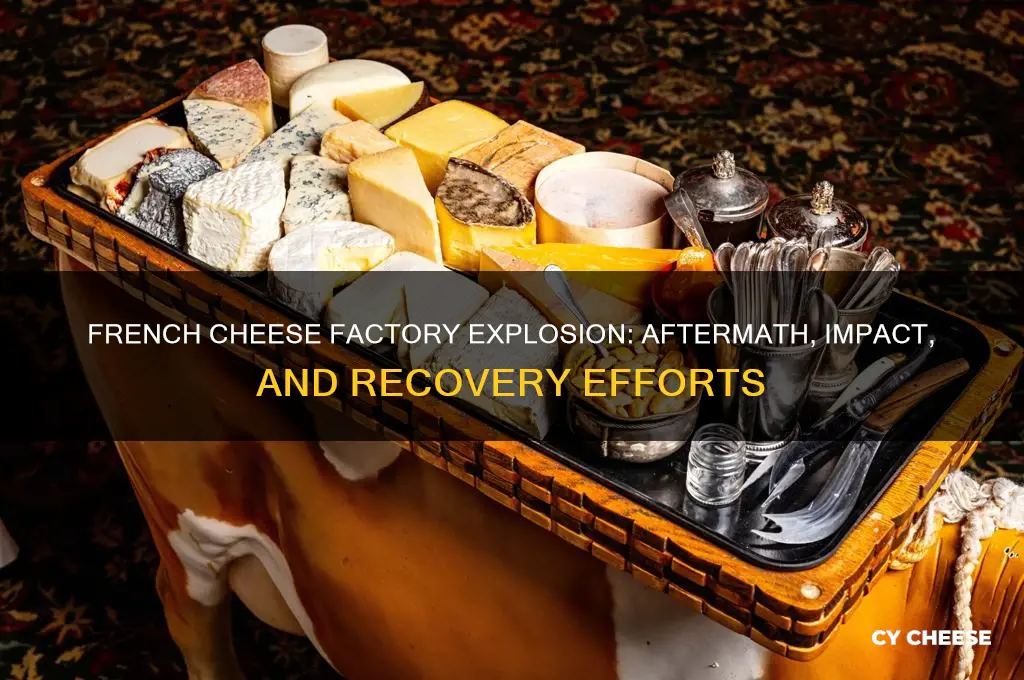 what happens when a french cheese factory exploded