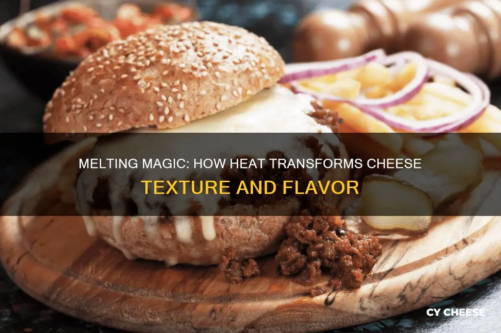 what happens when heat is applied to cheese