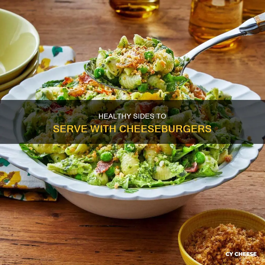 what healthy side goes with cheese burgers