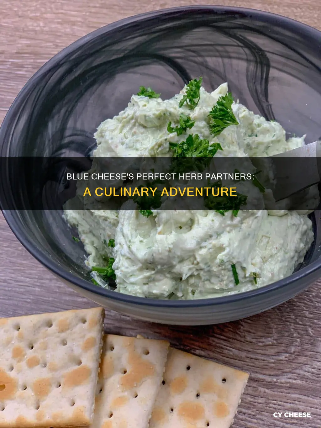 what herbs pair with blue cheese