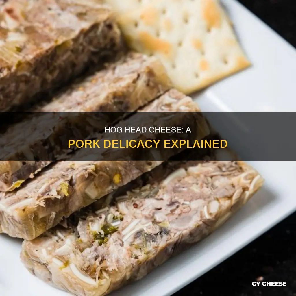 what hog head cheese is made of