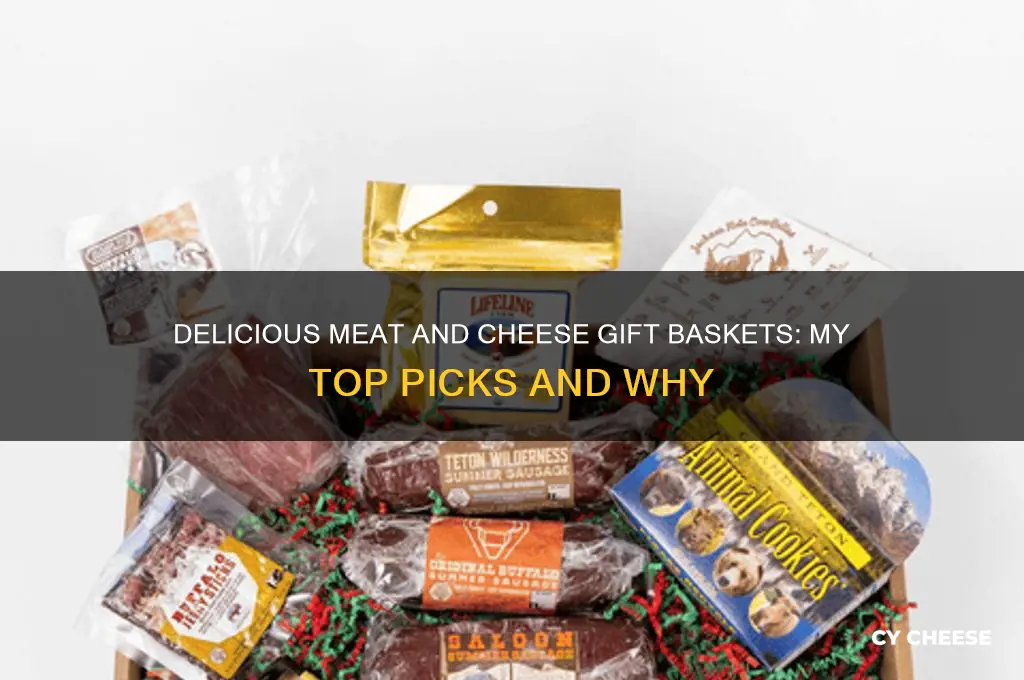 what i want meat and cheese gift baskets
