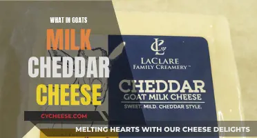 Unveiling the Secrets of Goats' Milk Cheddar: A Cheesy Adventure