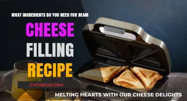 Essential Ingredients for Creamy Dreamy Beam Cheese Filling Recipe