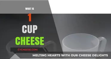 Cheese Conversion: Understanding 1 Cup of Cheese