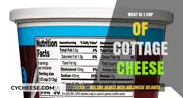 Understanding Cottage Cheese: What Constitutes 1 Cup Serving Size