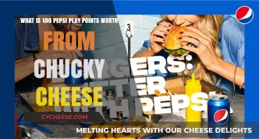 Chucky Cheese Pepsi Play Points Value: 100 Points Worth Explained