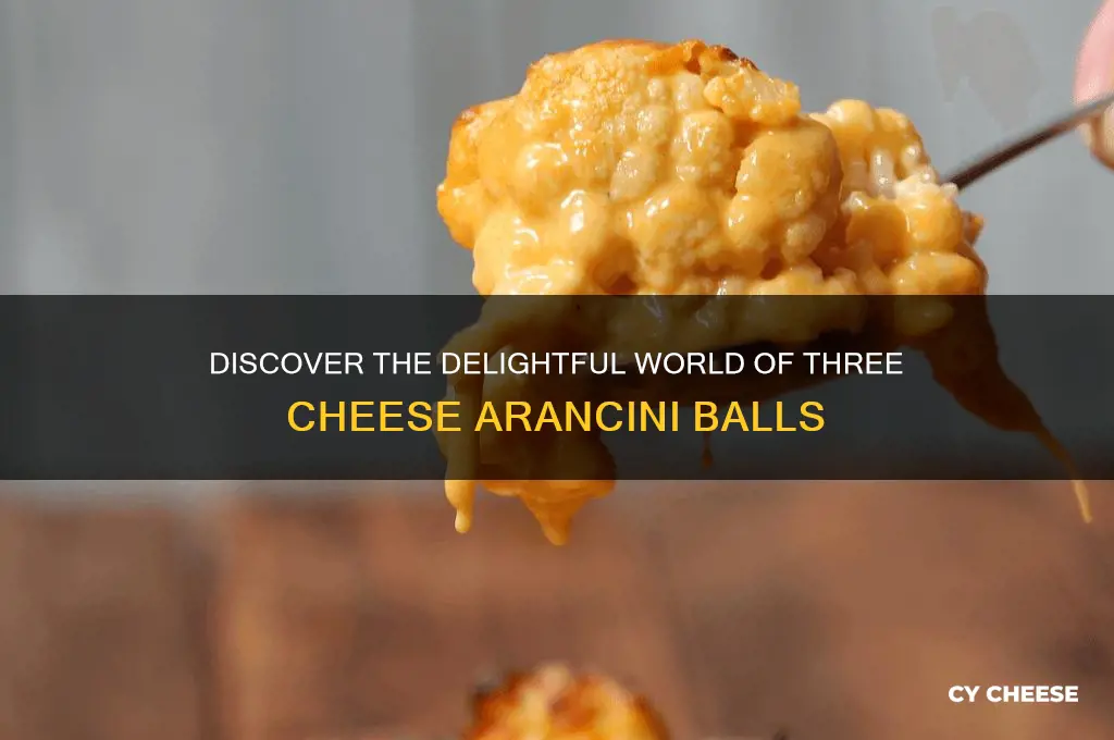 what is 3 cheese arancini